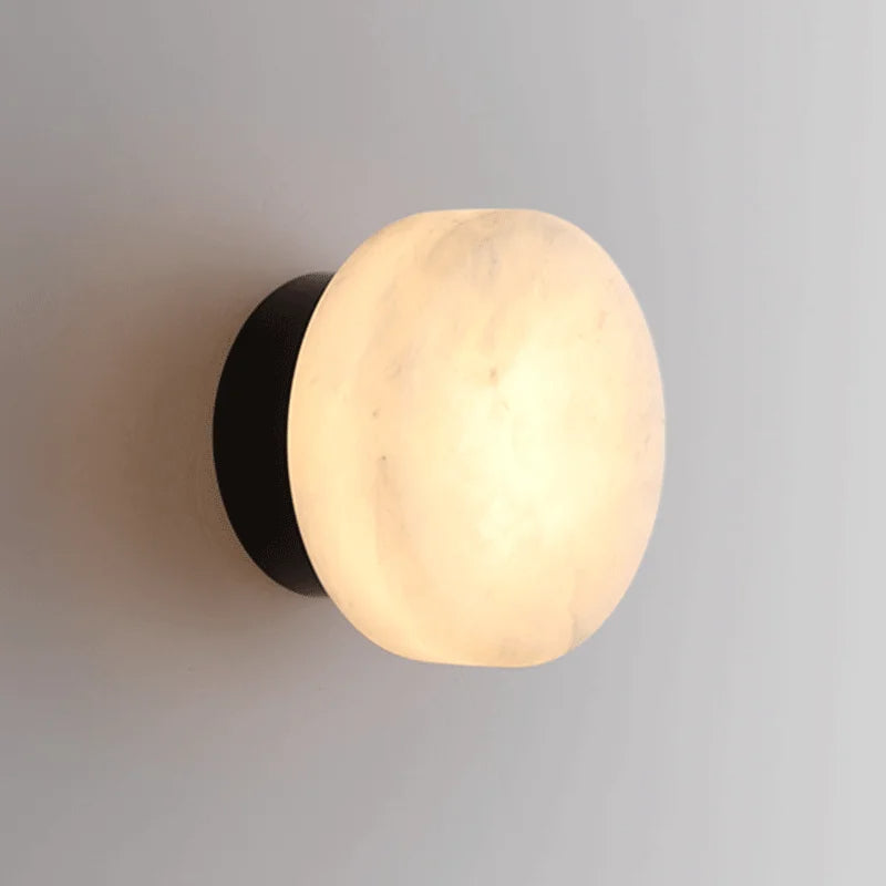 Orivra | Contemporary Marble Wall Lamp for Elegant Living Spaces
