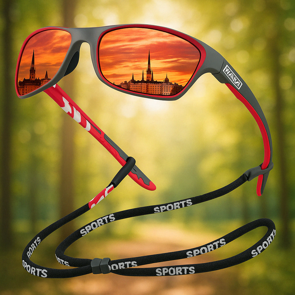 Polarizing Outdoor Sports Sunglasses with UV400 Protection | Lightweight and Stylish Design for Ultimate Eye Comfort