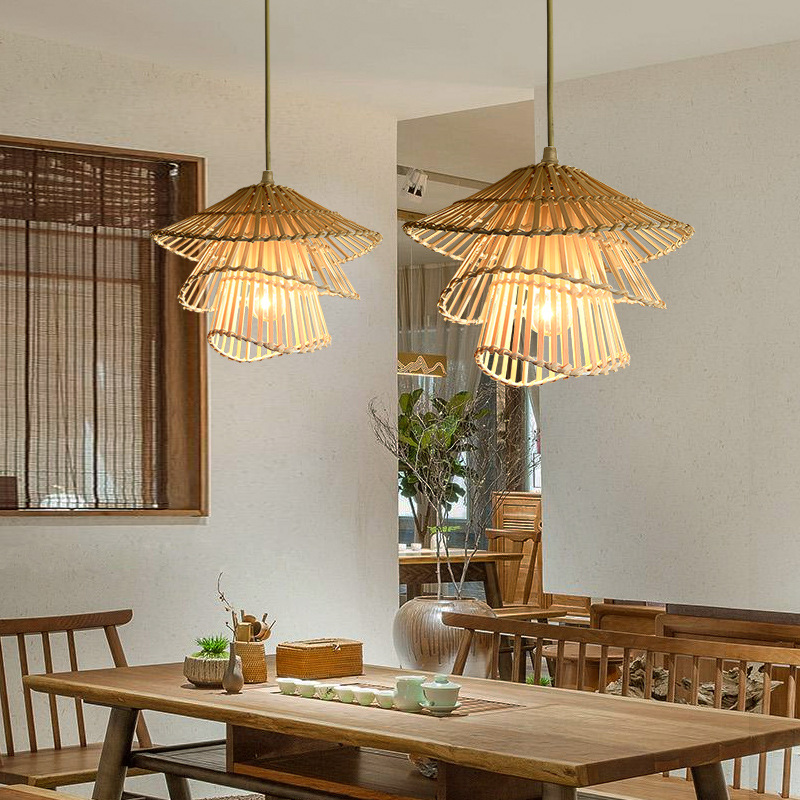 Woodhaven | Rattan Wooden Hanging Lamp