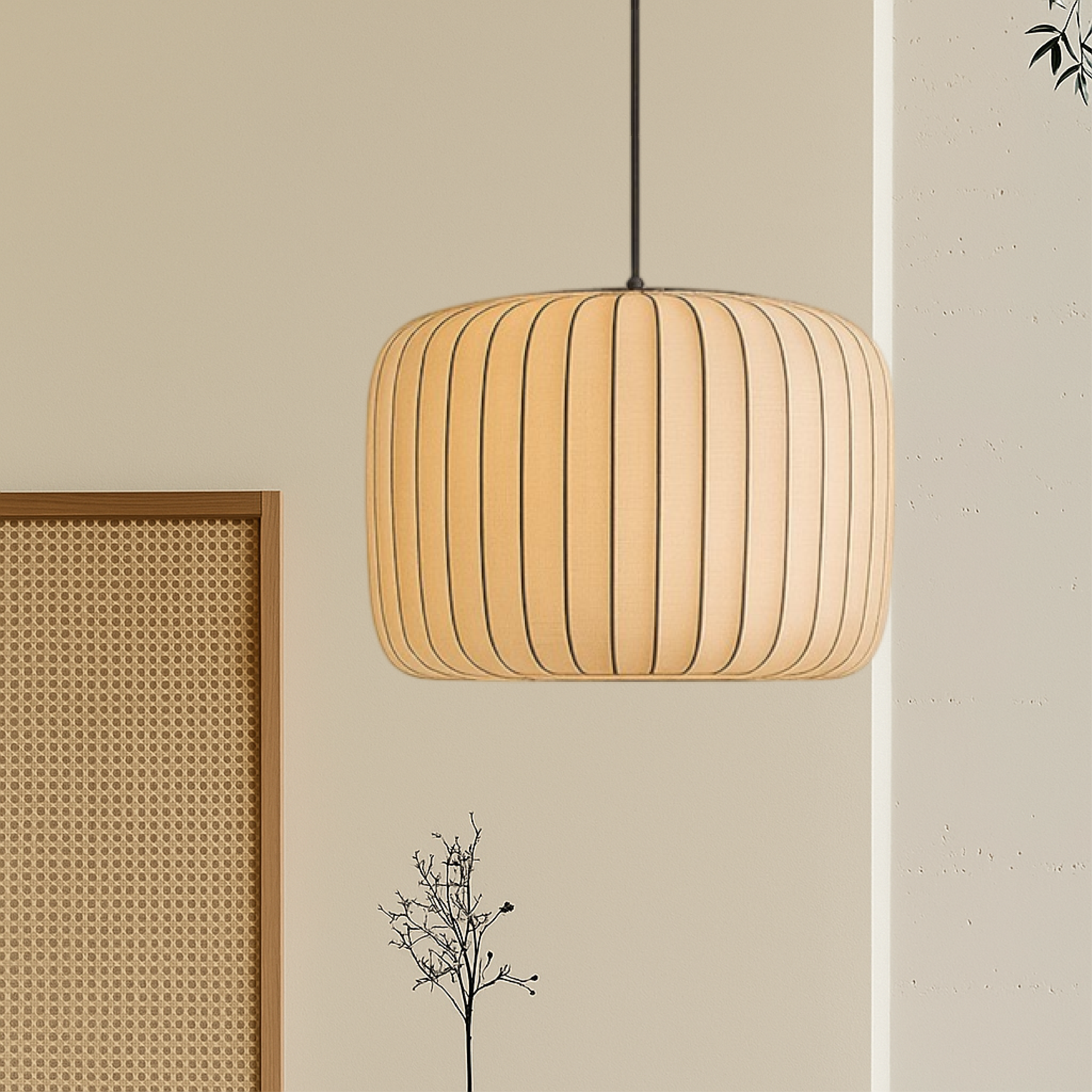 Ambrelle | Classic Silk Hanging Light