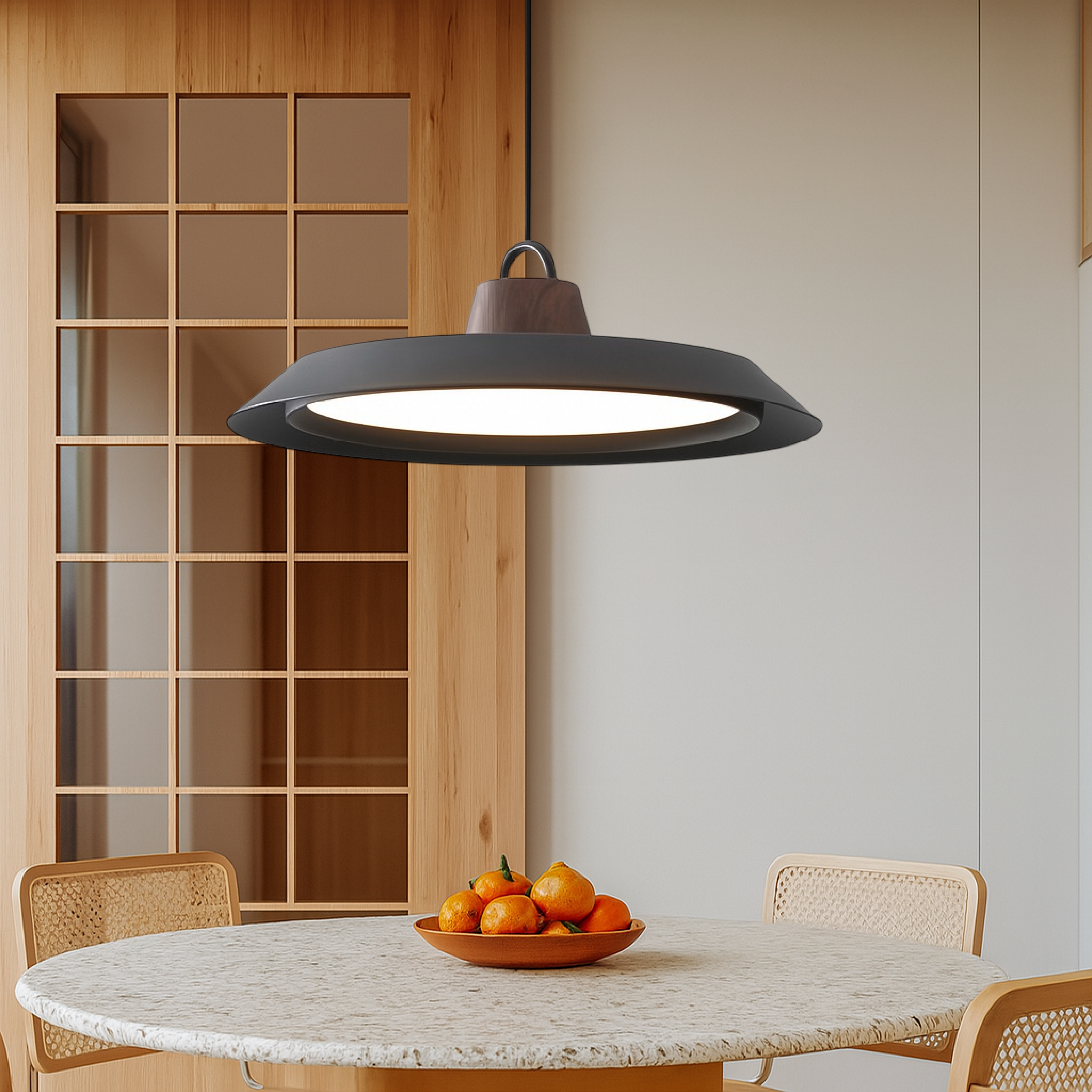 Fidelight | Scandinavian Wood/Metal Pendant Lamp