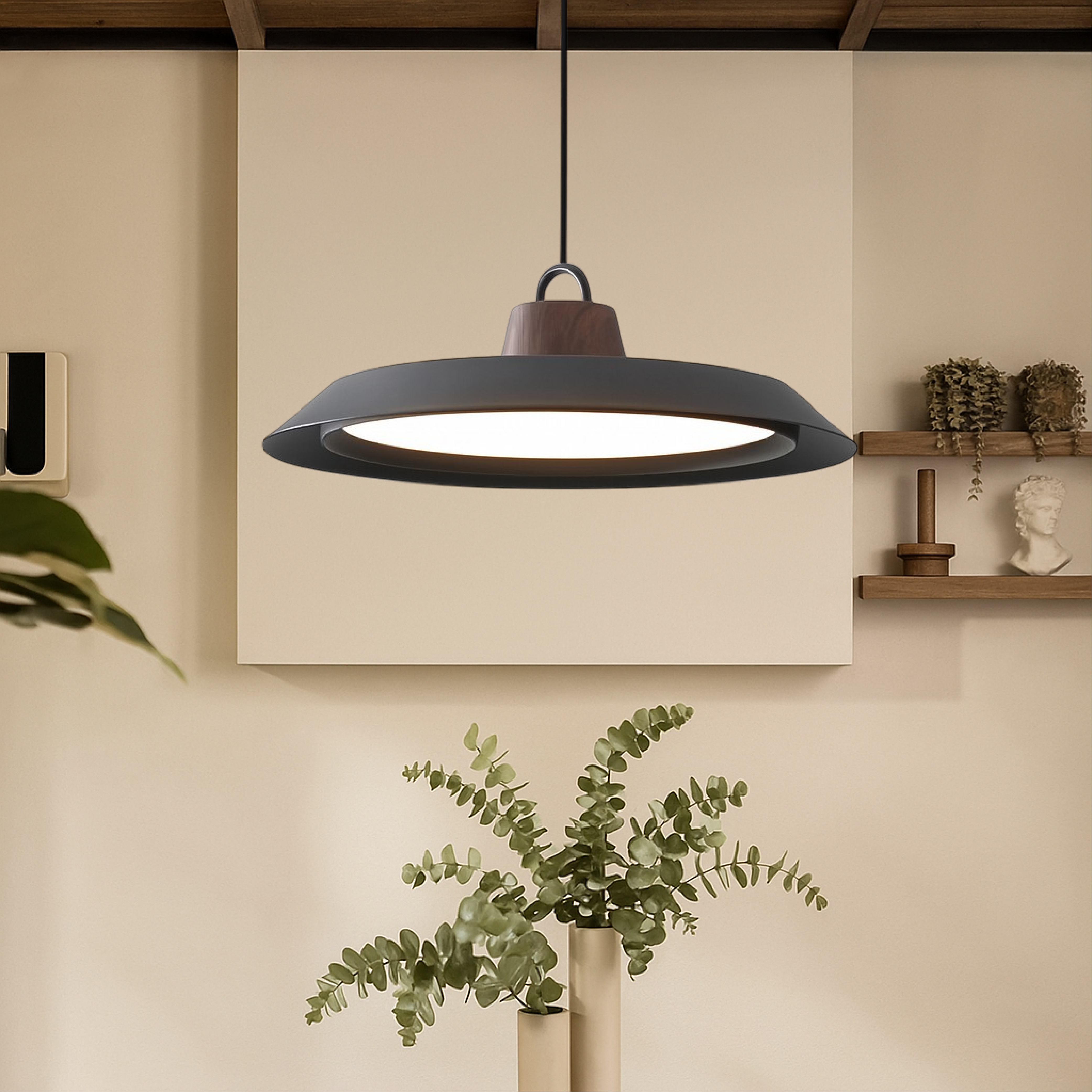 Fidelight | Scandinavian Wood/Metal Pendant Lamp