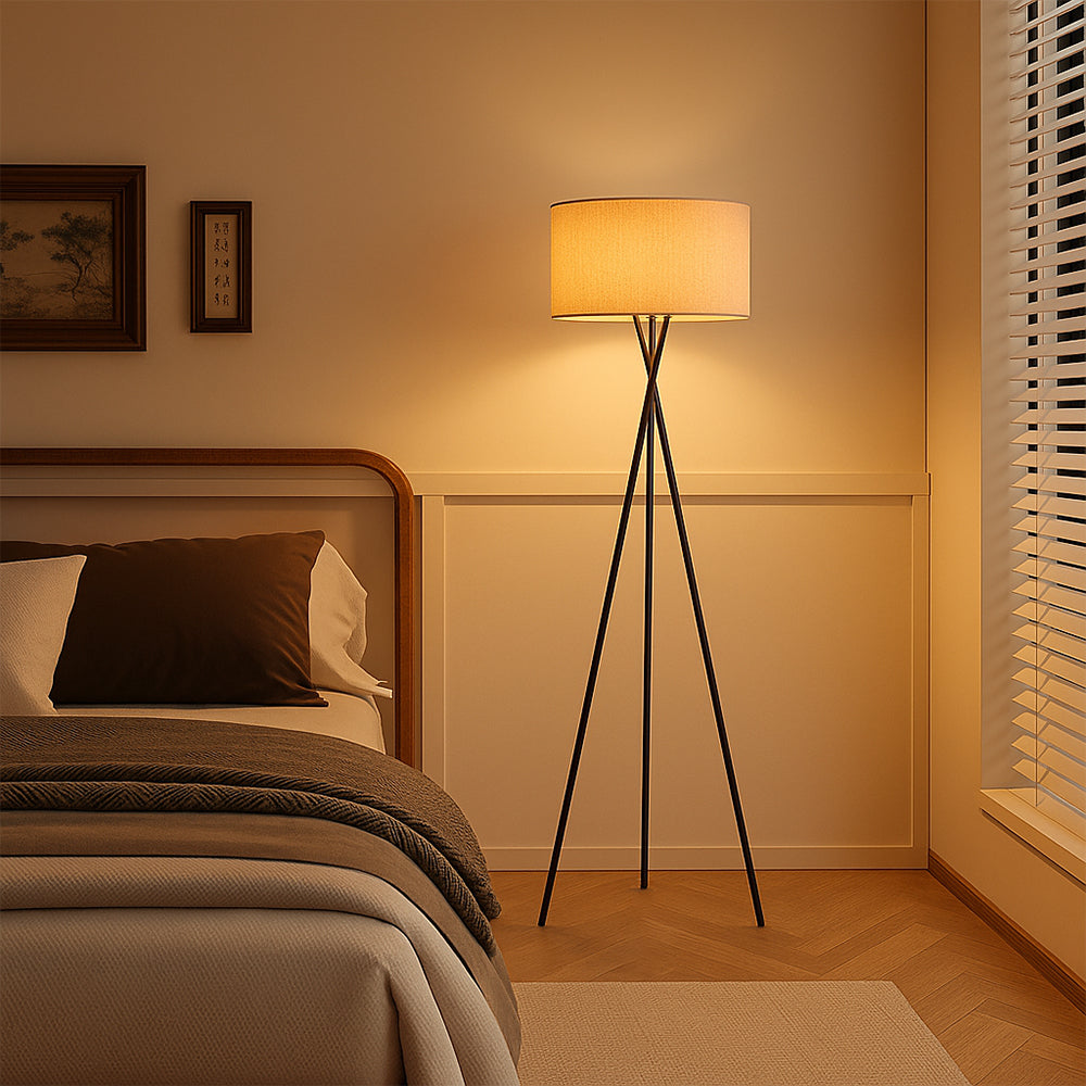 Lightrum | Silk Floor Lamp for Modern Aesthetic