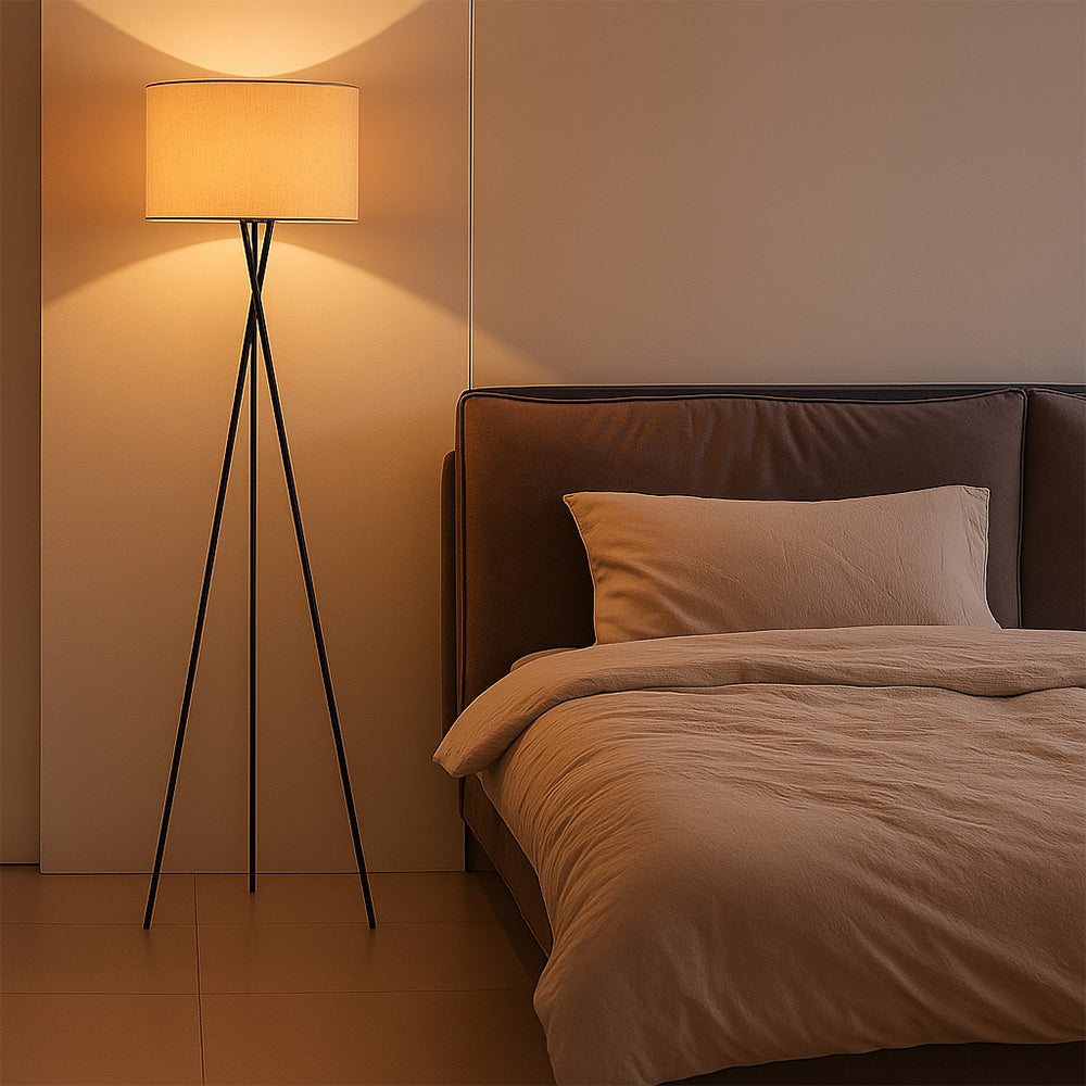 Lightrum | Silk Floor Lamp for Modern Aesthetic