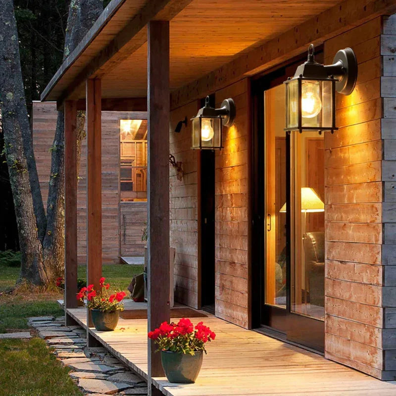Vintage-inspired Waterproof Outdoor Wall Lamp | Elegant Retro Exterior Lighting
