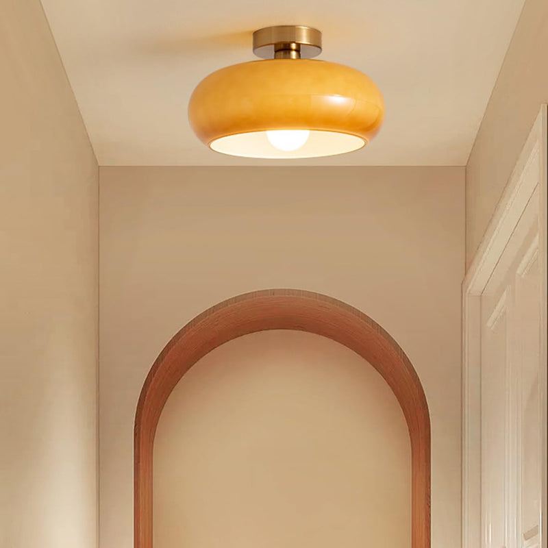 Ambion | Modern Vintage Round Glass Ceiling Light Fixture