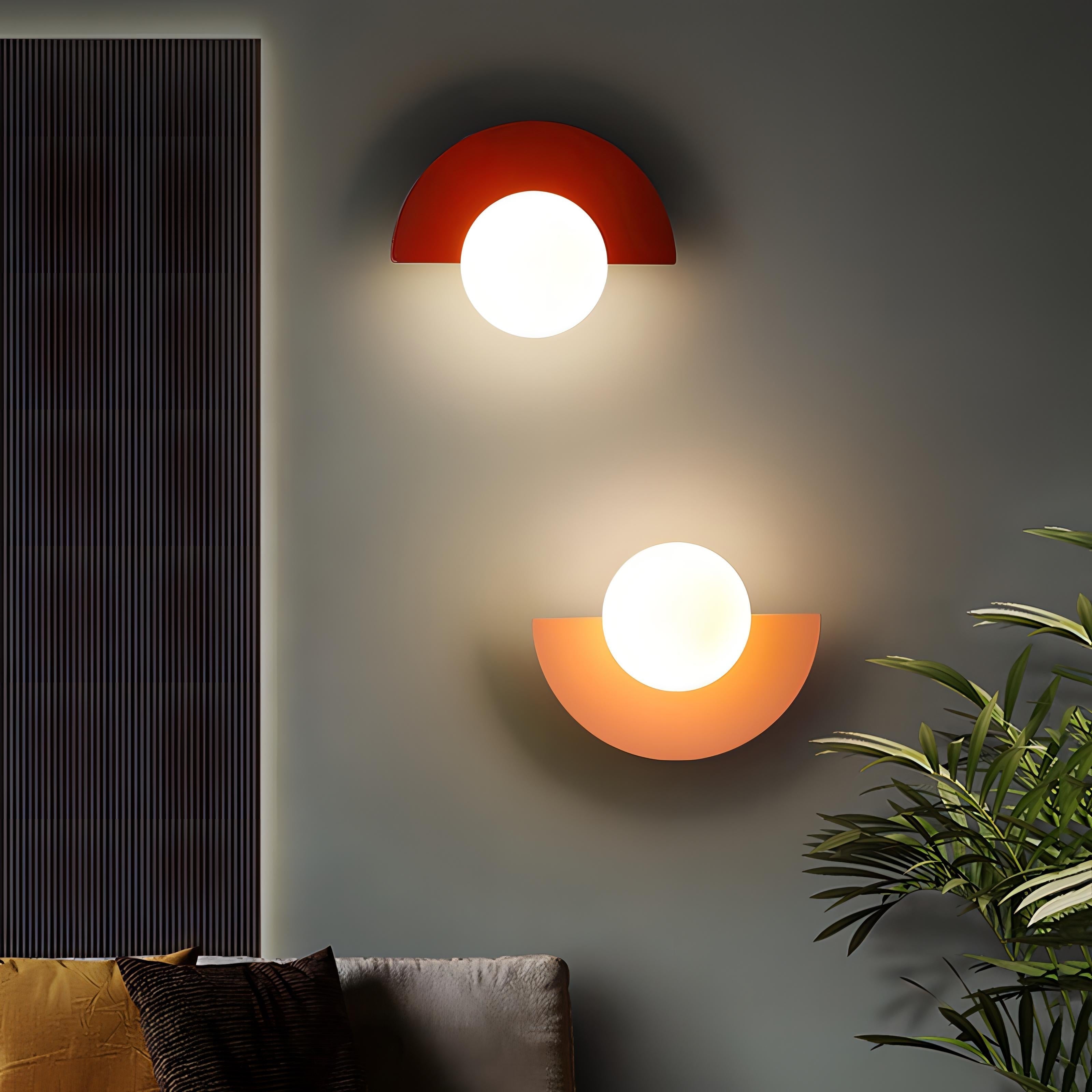 Vionis | Minimalist Nordic Wall Light with Semicircular Design