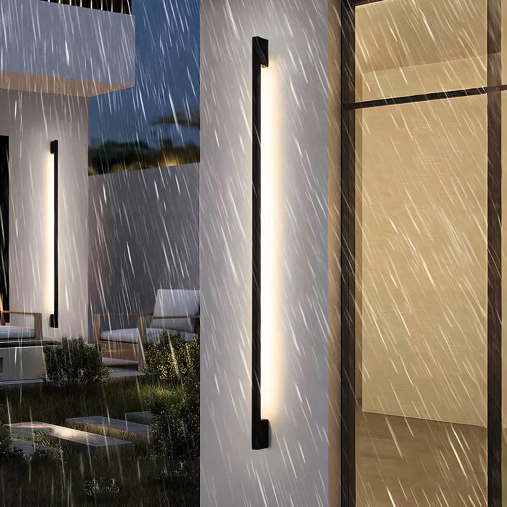Vionra | Modern Dorka-Style Standing Outdoor Wall Lamp for Elegant Exteriors