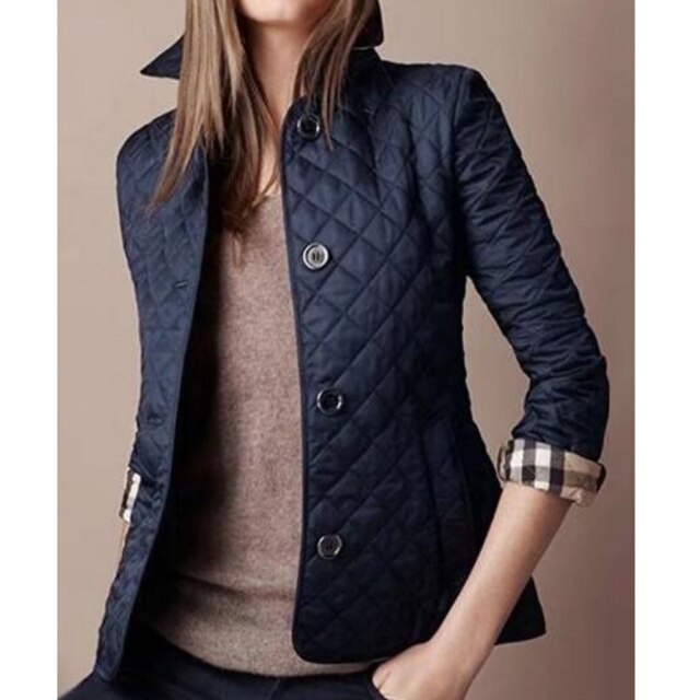 Dane | Women's Lightweight Quilted Coat with Button Closure – Stylish Casual Outerwear for Autumn and Spring