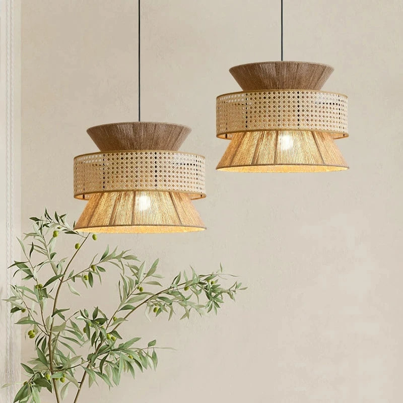 DriftGlow | Minimalist Wabi Sabi Hanging Lamp